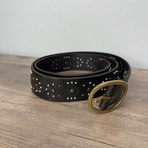 Women’s Lucky Brand embellished black belt size medium